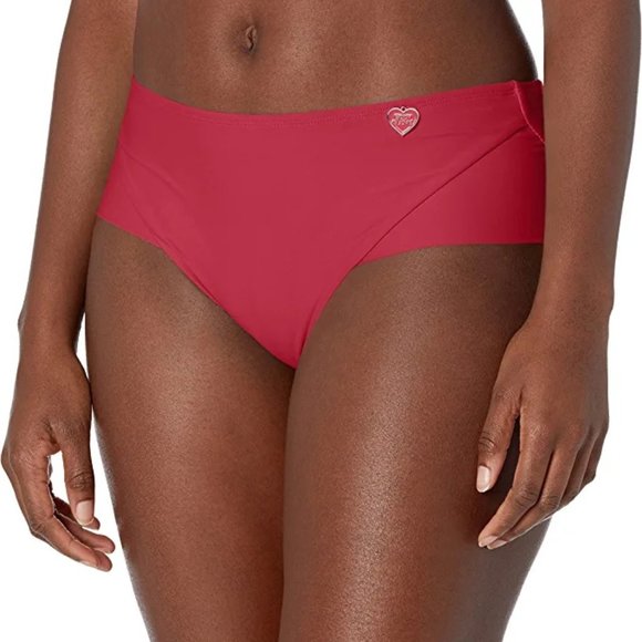 Body Glove High Waisted Solid Pink Bikini Swim Bottom *SMALL* - Picture 1 of 3